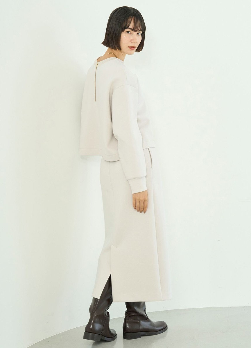 太空棉美型直筒裙